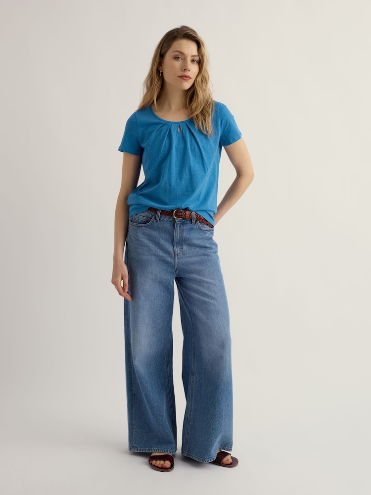 Leuchtend Blau - Seasalt Cornwall Appletree T-Shirt - Bild 2 von 5