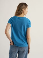 Leuchtend Blau - Seasalt Cornwall Appletree T-Shirt - Bild 3 von 5