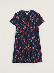 Seasalt Cornwall Navy Blue S/S Wreathe Tunic - Image 4 of 5