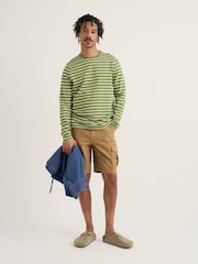 Seasalt Cornwall Mint Green Sailor Shirt With Crew Neck - Image 2 of 5