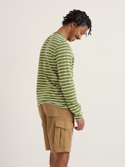 Seasalt Cornwall Mint Green Sailor Shirt With Crew Neck - Image 3 of 5