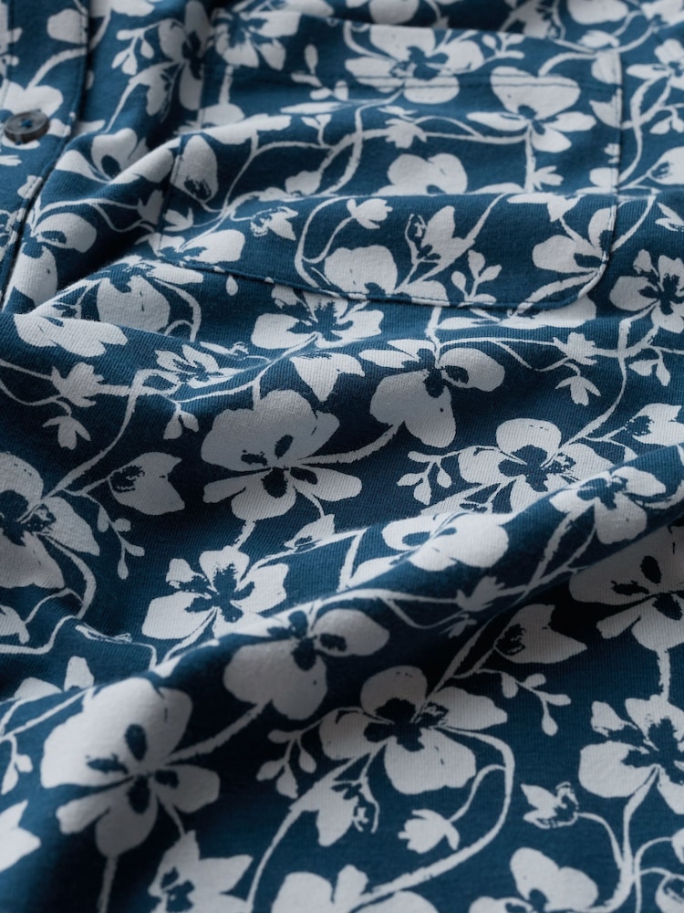 Seasalt Cornwall Blue 3/4 Dove Plant Tunic - Image 5 of 5 Seasalt Cornwall Blue 3/4 Dove Plant Tunic - Image 5 of 5