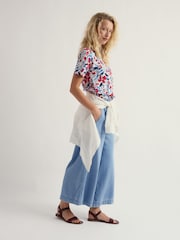 Seasalt Cornwall Chalk White Bryher View T-Shirt - Image 3 of 5