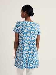 Seasalt Cornwall Blue Screenprint Tunic - Image 3 of 5