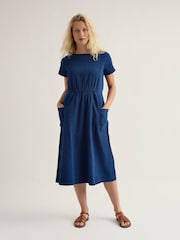 Seasalt Cornwall Blue Petite Haneth Dress - Image 2 of 5
