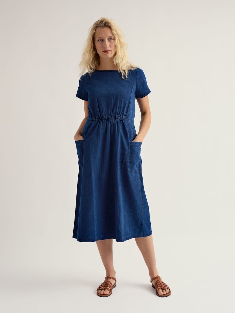 Seasalt Cornwall Blue Petite Haneth Dress - Image 2 of 5