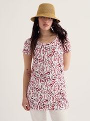 Seasalt Cornwall White Busy Lizzy Tunic - Image 1 of 5