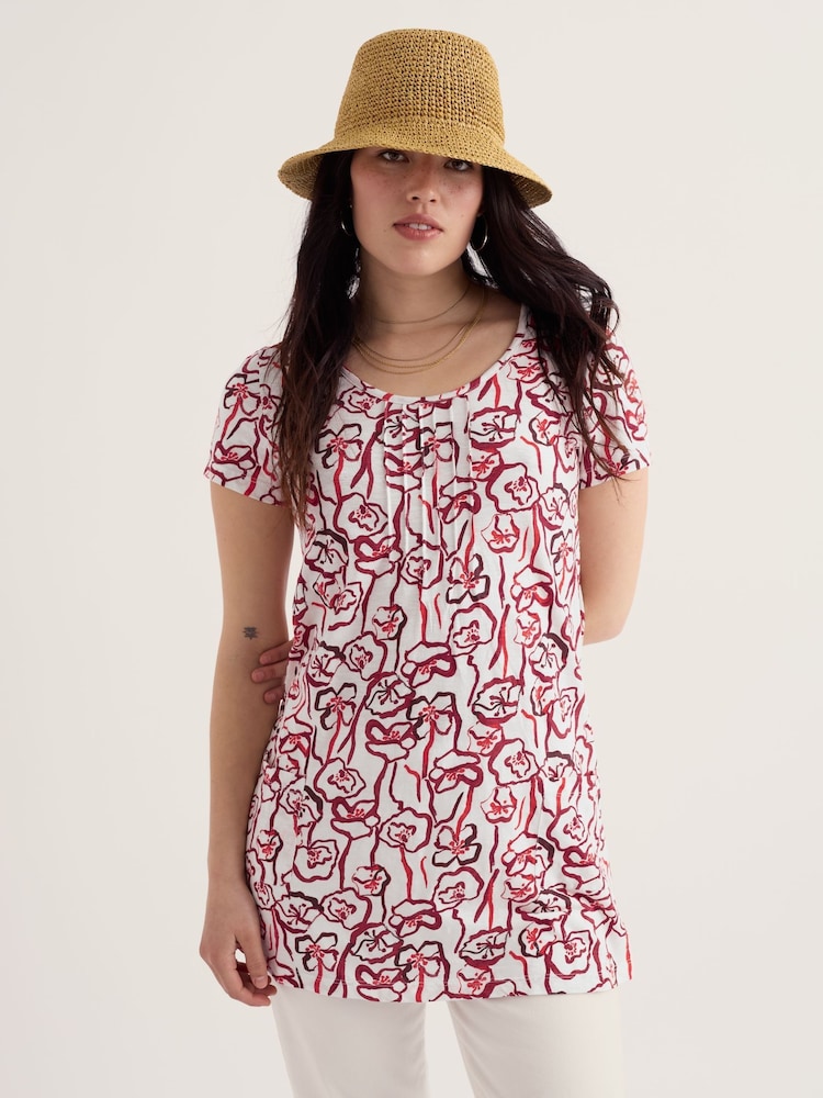 Seasalt Cornwall White Busy Lizzy Tunic - Image 1 of 5