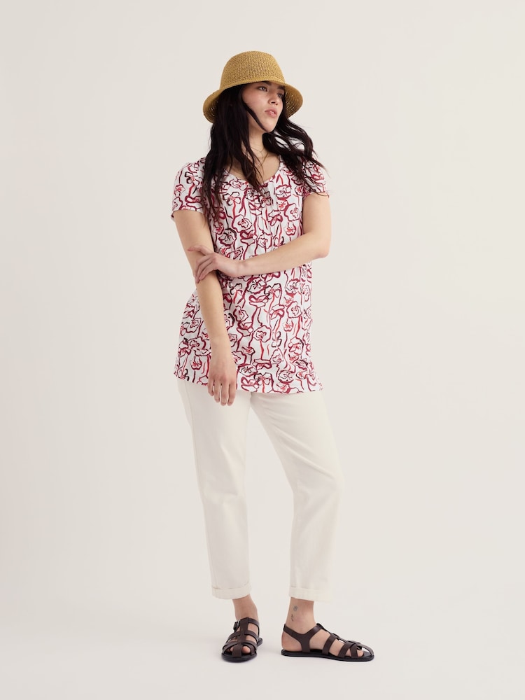 Seasalt Cornwall White Busy Lizzy Tunic - Image 2 of 5