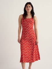 Seasalt Cornwall Red Petite Sun Gleam Dress - Image 3 of 5