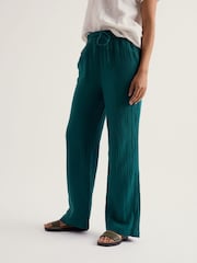 Seasalt Cornwall Green Petite Tide Flow Trousers - Image 1 of 5