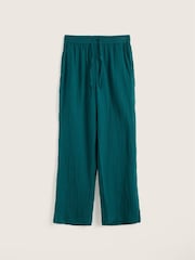 Seasalt Cornwall Green Petite Tide Flow Trousers - Image 4 of 5