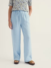 Seasalt Cornwall Blue Tide Flow Trousers - Image 1 of 5