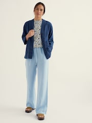 Seasalt Cornwall Blue Tide Flow Trousers - Image 2 of 5