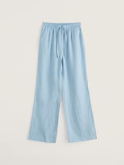 Seasalt Cornwall Blue Tide Flow Trousers - Image 4 of 5