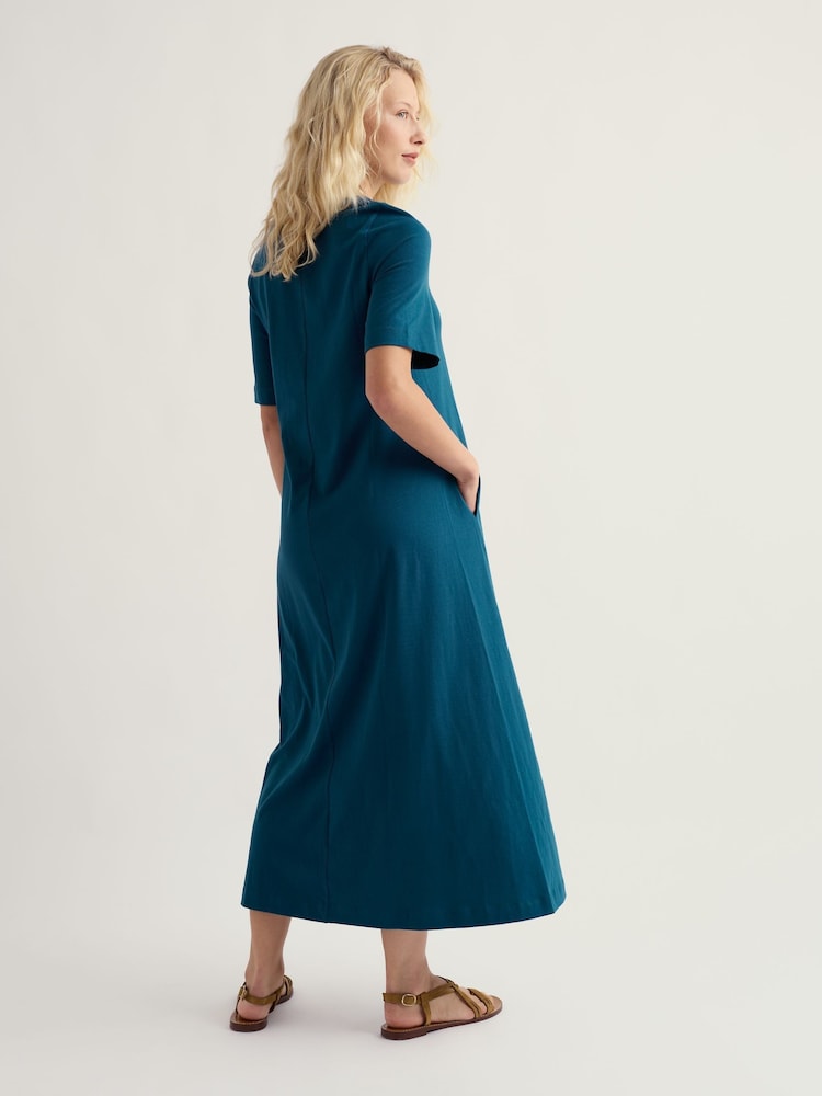 Seasalt Cornwall Green Petite Ivey Dress - Image 2 of 5 Seasalt Cornwall Green Petite Ivey Dress - Image 2 of 5