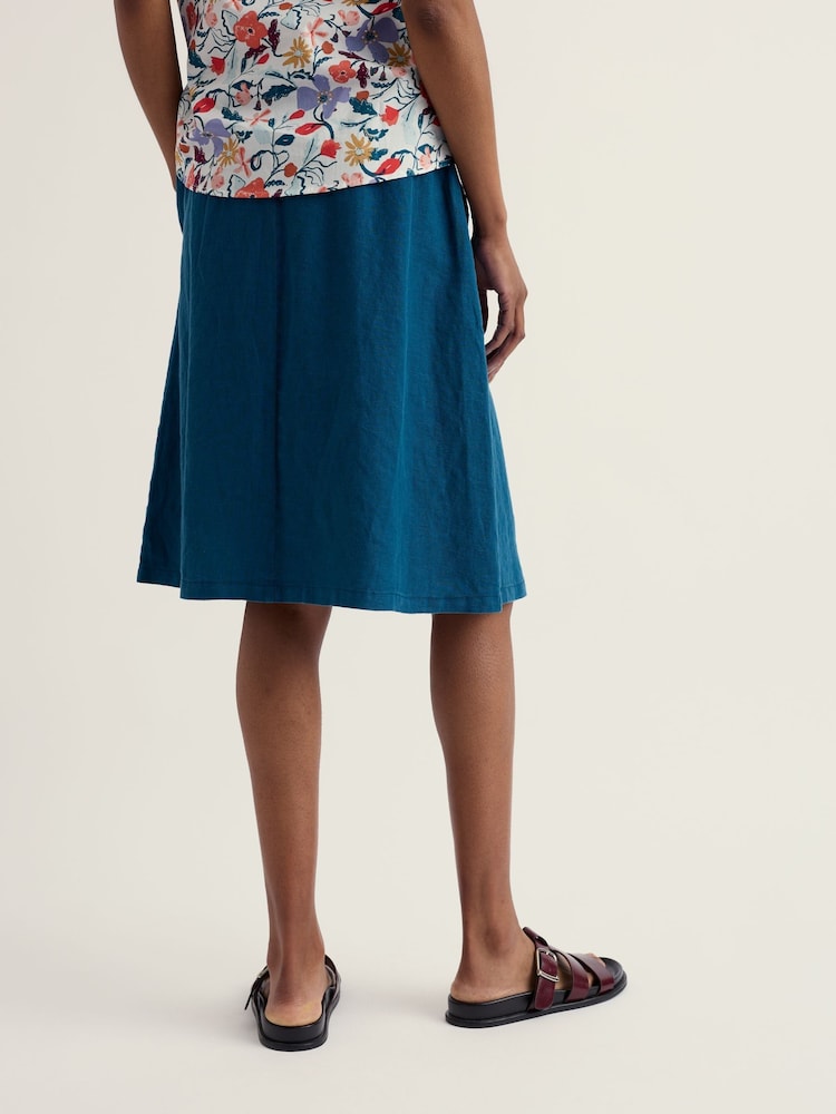 Seasalt Cornwall Blue Pepper Moth Skirt - Image 2 of 5