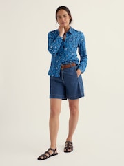 Seasalt Cornwall Bright Blue Larissa Shirt - Image 2 of 5
