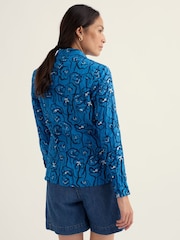 Seasalt Cornwall Bright Blue Larissa Shirt - Image 3 of 5