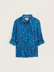 Seasalt Cornwall Bright Blue Larissa Shirt - Image 4 of 5