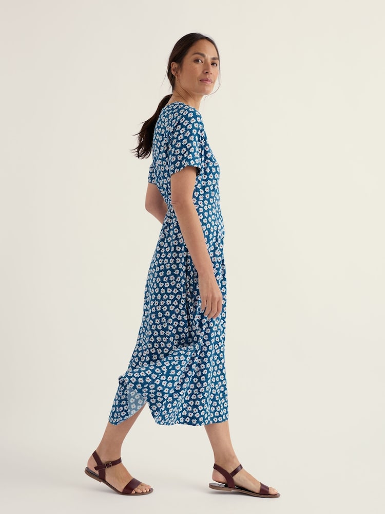 Seasalt Cornwall Light Blue Tilly Dress - Image 2 of 5 Seasalt Cornwall Light Blue Tilly Dress - Image 2 of 5