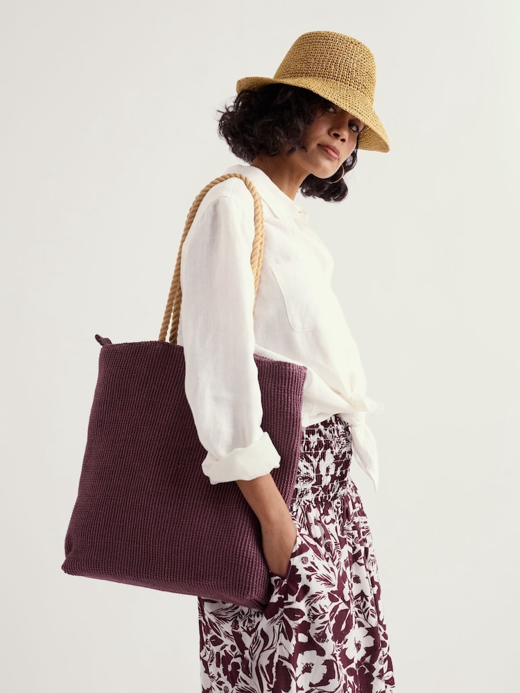 Seasalt Cornwall Brown Morwenna Tote Bag - Image 3 of 3