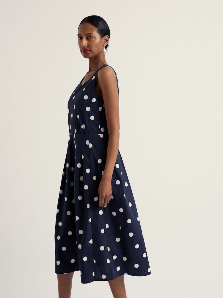 Seasalt Cornwall Blue Belle Dress - Image 2 of 5 Seasalt Cornwall Blue Belle Dress - Image 2 of 5