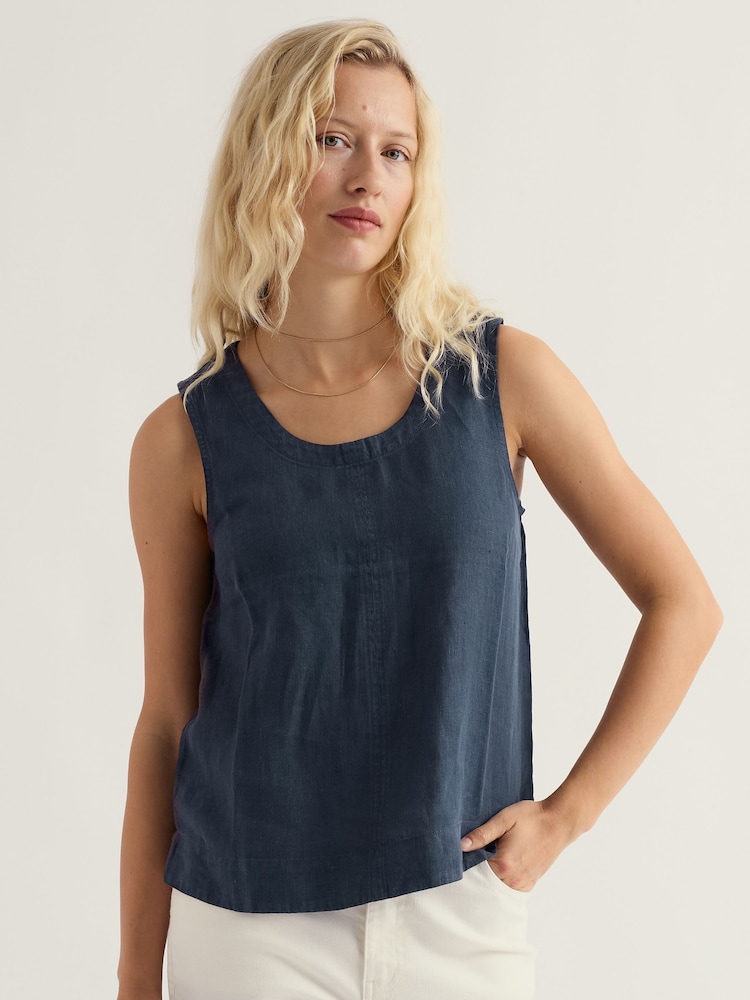 Seasalt Cornwall Blue Lighthouse Station Vest - Image 1 of 5