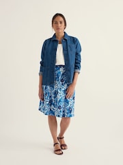 Seasalt Cornwall חצאית באורך הברך, דגם Rose - תמונה 3 מתוך 5