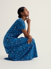 أزرق زاهي - فستان كُم قصير Veronica من Seasalt Cornwall - صورة 2 من 5