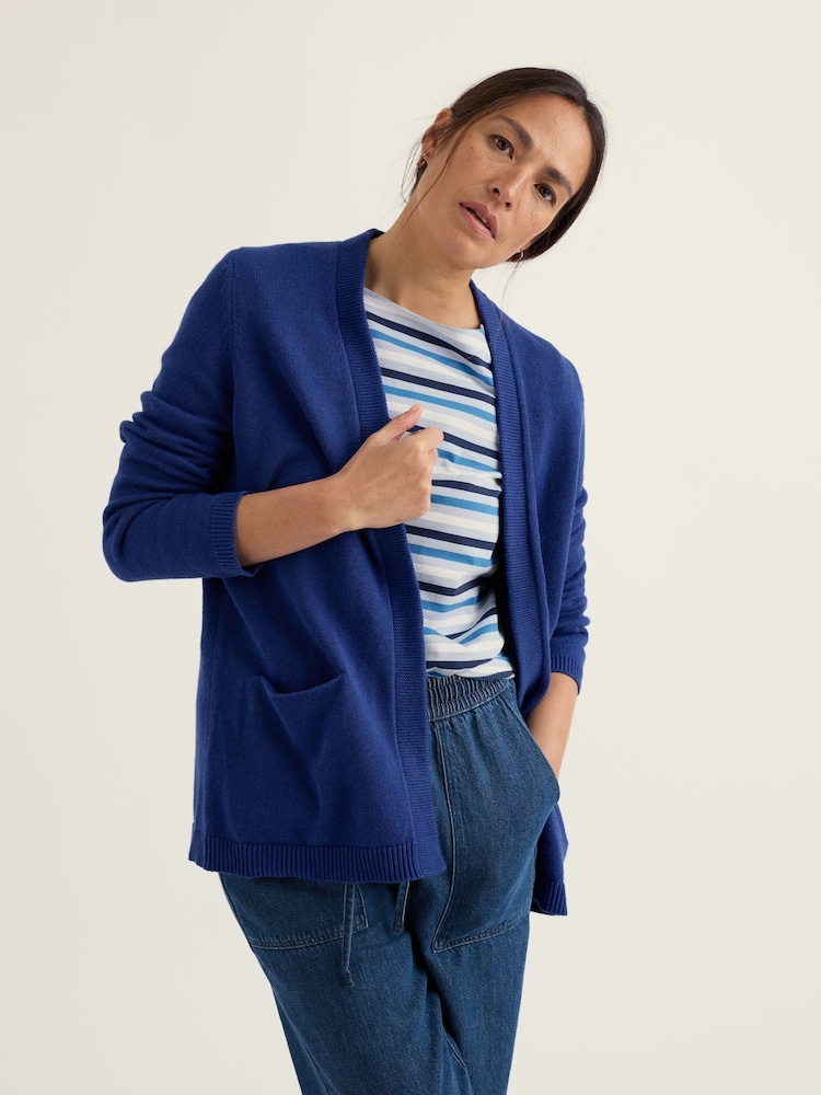 Seasalt Cornwall Blue Riverboat Cardigan - Image 1 of 5