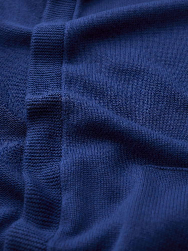 Seasalt Cornwall Blue Riverboat Cardigan - Image 5 of 5