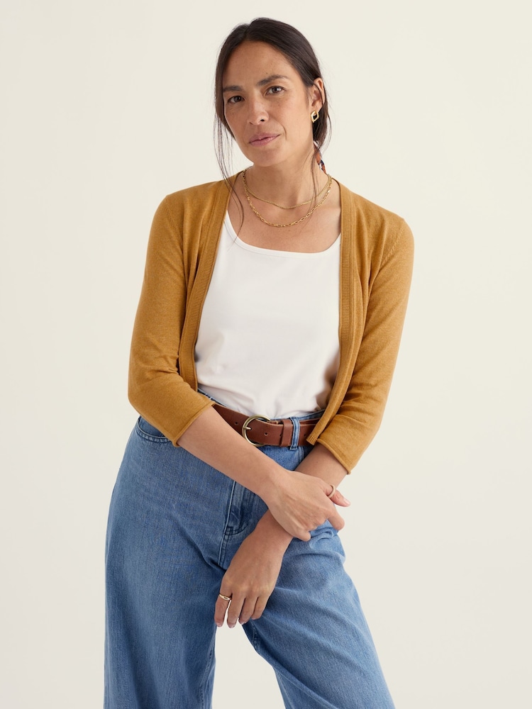 Seasalt Cornwall Yellow Vanessa Cardigan - Image 1 of 4