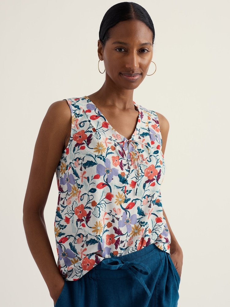 Seasalt Cornwall White Cobbs Well Top - Image 1 of 5