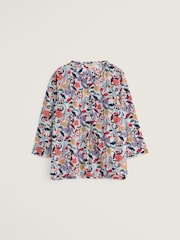 Seasalt Cornwall White Watercolour Sketch Top - Image 4 of 5