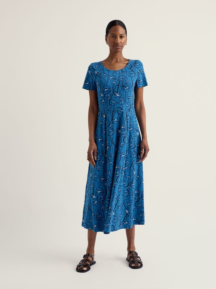 Azul brillante - Seasalt Cornwall Short Sleeve Veronica Dress - Imagen 1 de 5