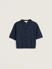 Seasalt Cornwall Blue Wild Thyme Cardigan - Image 4 of 5