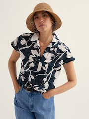 Seasalt Cornwall Blue Deep Lane Shirt - Image 1 of 5