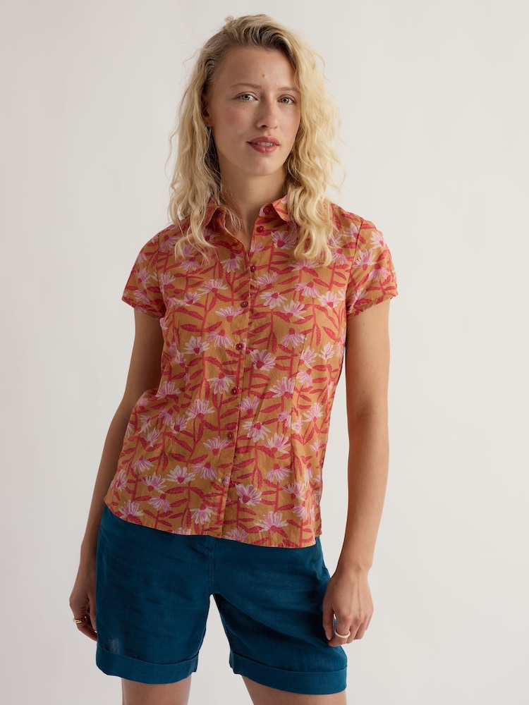Seasalt Cornwall Yellow Rushmaker Shirt - Image 1 of 5