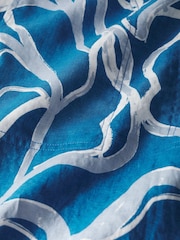 Seasalt Cornwall Blue Cresting Waves Dress - Image 5 of 5