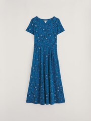 Seasalt Cornwall Bright Blue Tall Short Sleeve Veronica Dress - Image 4 of 5