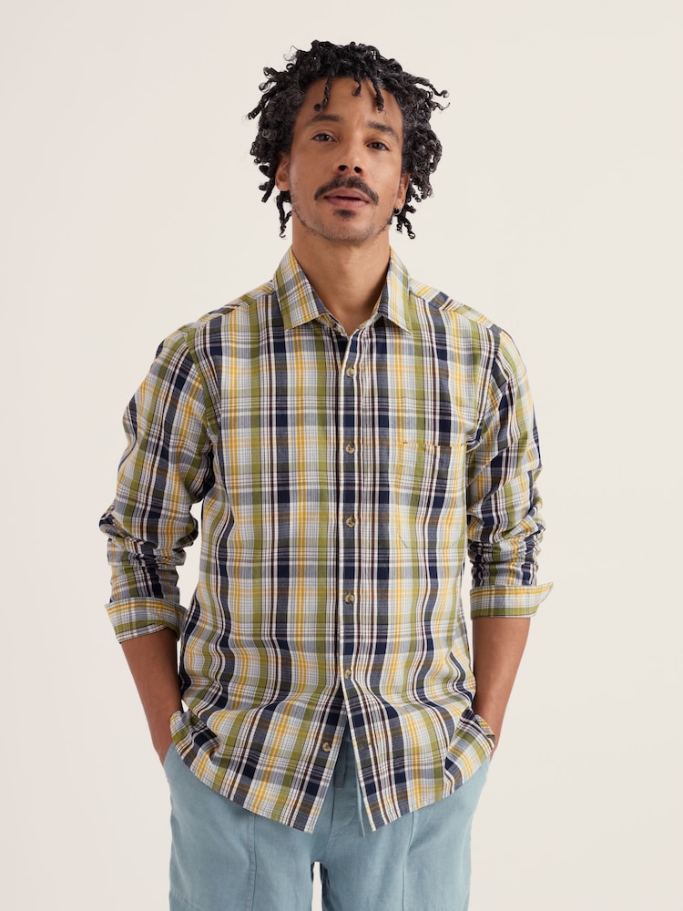 Seasalt Cornwall Mint Green Banyan Shirt - Image 1 of 5