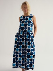 Seasalt Cornwall Blue Brouse Dress - Image 1 of 5