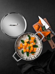 Tramontina Silver Grano 3-Ply Stainless Steel Deep Casserole 20cm - Image 4 of 6