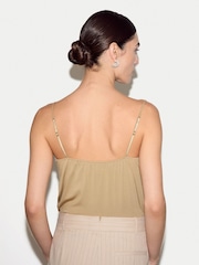 Jigsaw Natural Modal Lace Camisole - Image 2 of 4