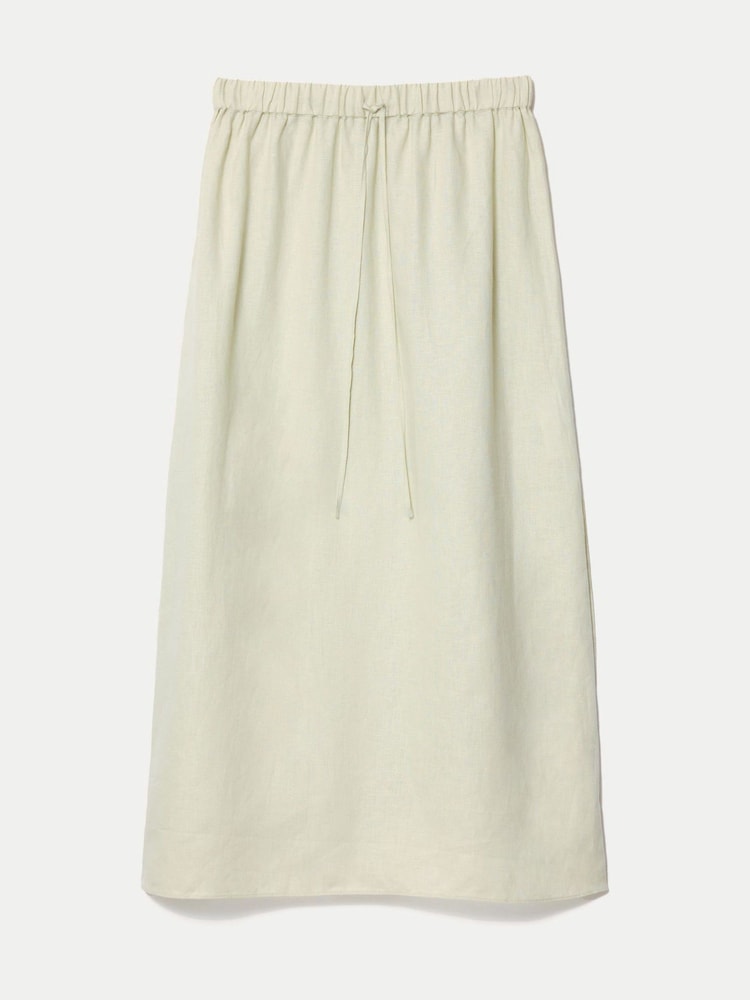 أخضر - Jigsaw Linen Drawstring Maxi Skirt - Image 5 of 5 أخضر - Jigsaw Linen Drawstring Maxi Skirt - Image 5 of 5