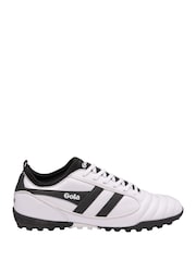 Gola White Ceptor Turf Microfibre Lace-Up Football Boots - Image 1 of 5