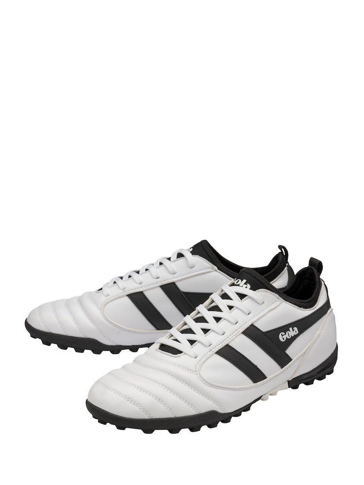 Gola White Ceptor Turf Microfibre Lace-Up Football Boots - Image 2 of 5