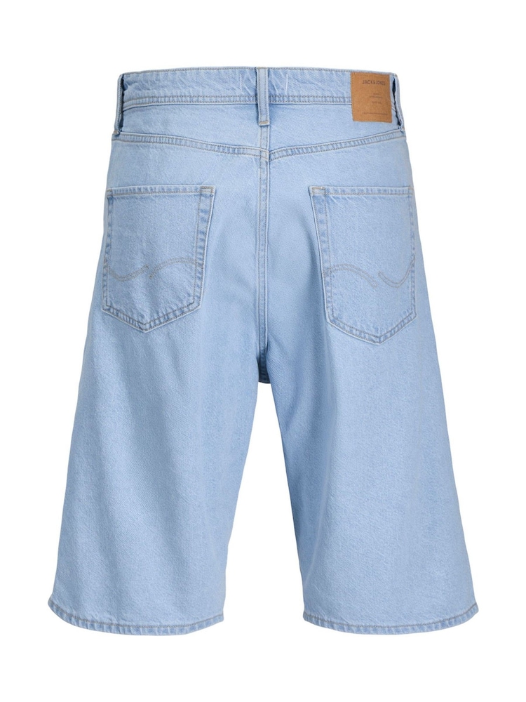 JACK & JONES Blue Ron Fit Denim Jort Shorts - Image 8 of 8 JACK & JONES Blue Ron Fit Denim Jort Shorts - Image 8 of 8