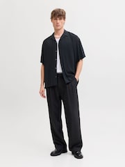 JACK & JONES Black Viscose Resort Shirt - Image 3 of 7
